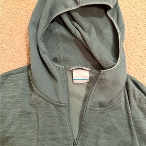 Columbia Forest Green Zip-Up Hoodie